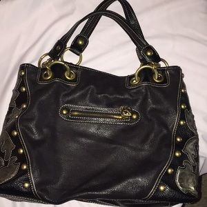 Kathy Van Zealand leather handbag